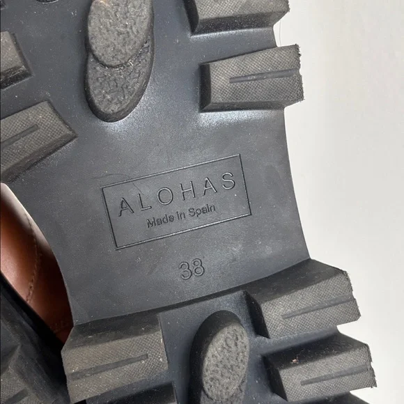 Alohas all rounder boots leather y2k platform high top stretch panels Size EU 38 - Picture 12 of 12